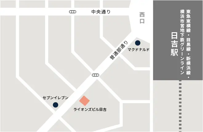 株式会社リブリーズ 日吉ラボ周辺地図